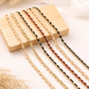 Dazzling SS Zircon Bracelets