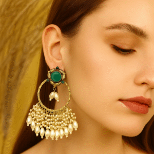 Afghan Sanaya Jhalar Earrings