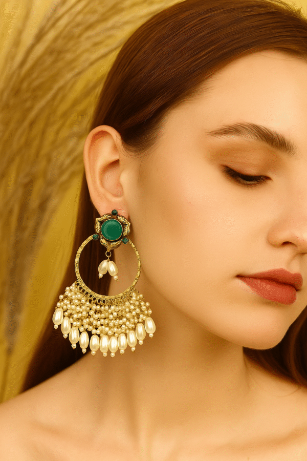 Afghan Sanaya Jhalar Earrings