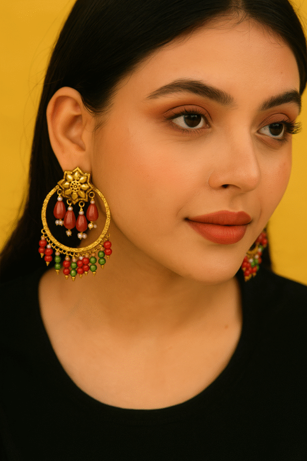 Afghan Dhara Earrings - Image 2