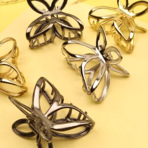 Butterfly Metal Hair Claws