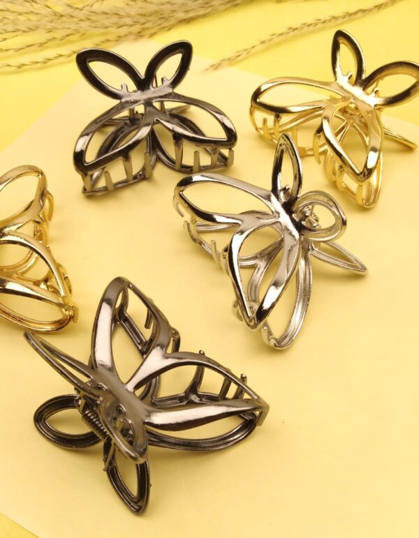 Butterfly Metal Hair Claws
