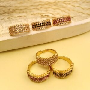 Aylin Zircon Ring (Golden Base)