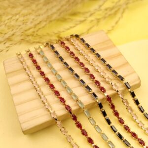 Dazzling SS Zircon Bracelets