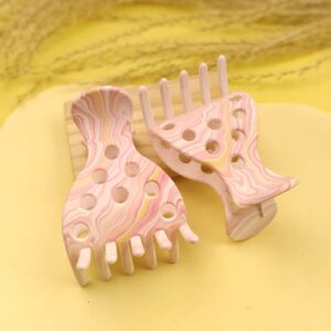 Rainbow Waves Hair Claws