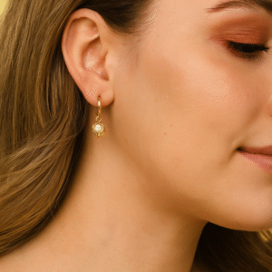 Xuping Zircon Ball Drop Earring