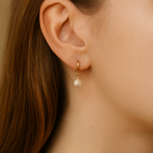 Xuping Baby Pearl Drop Earrings