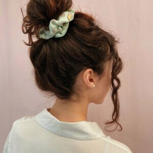 Vivid Silk Scrunchies