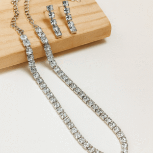 Oliva Zircon Set (White)