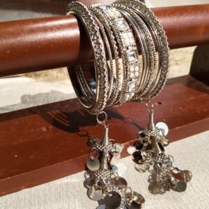 Moona Metal Bangle Set
