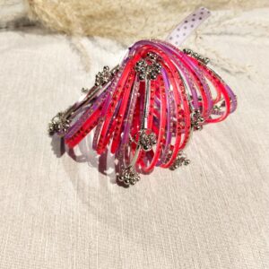 Kashmiri chori Set (Purple & Magenta)