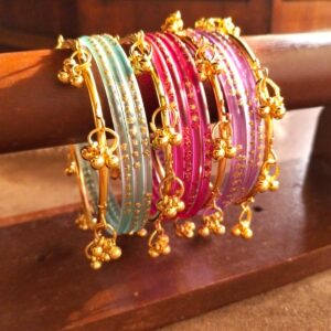 Kashmiri Rain Drop Bangles (Multi)