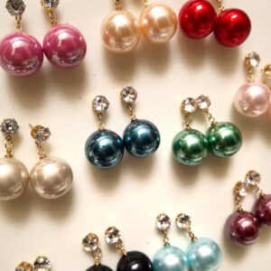 Rainbow Pearly Zircon Studs