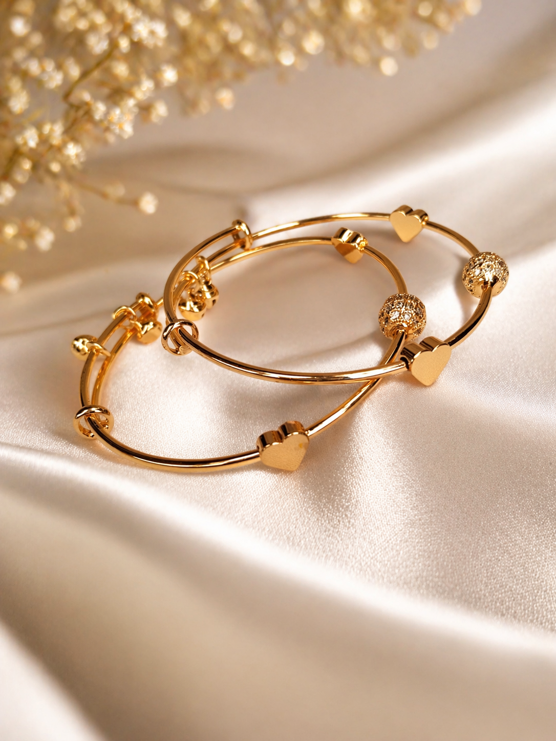 Korean SS Rose Gold Bangles - Image 3